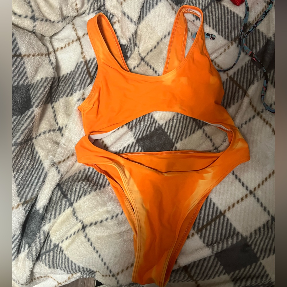 Zaful Sunny Orange Swimwear
